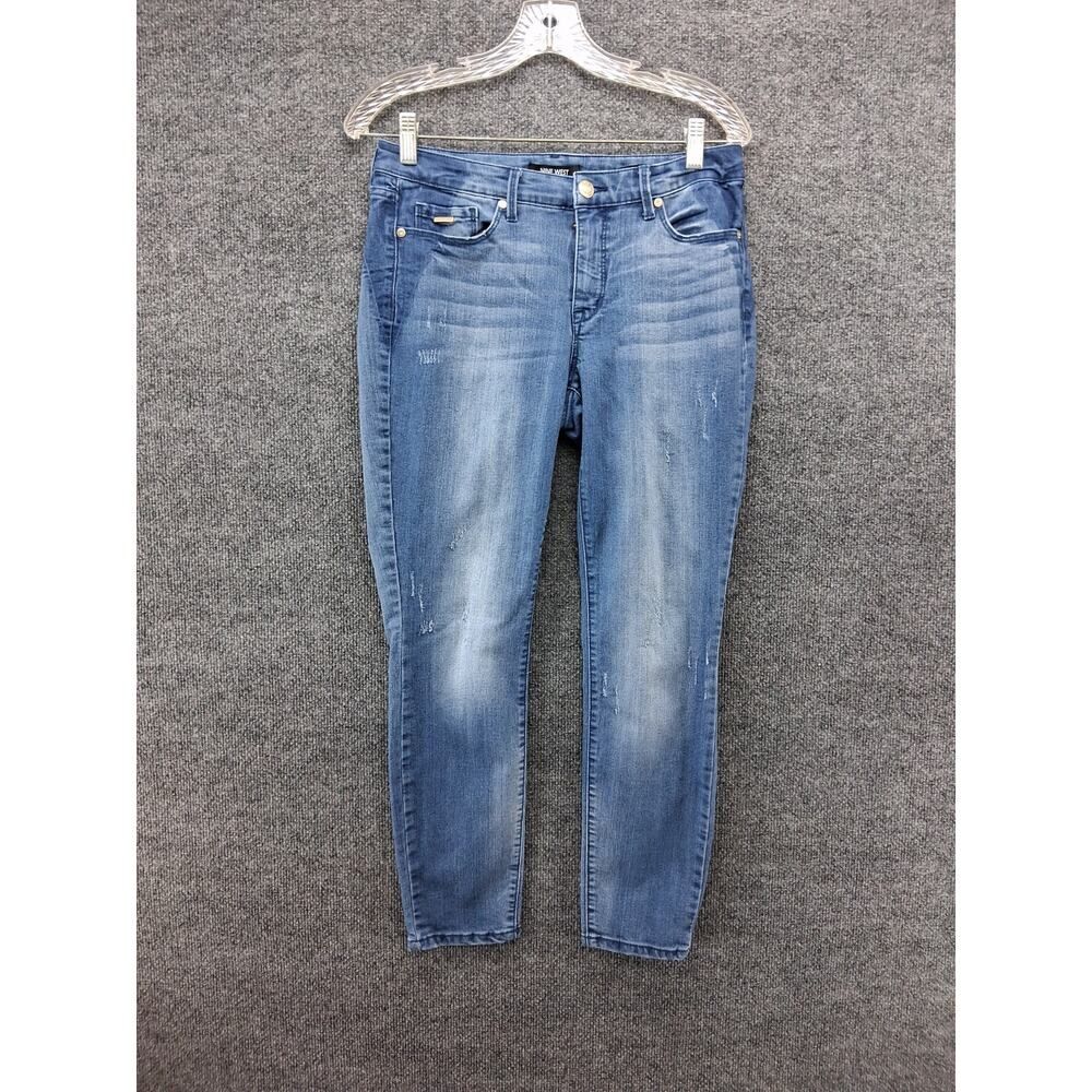 Nine West Gramercy Ankle Jeans Womens 6 Distressed